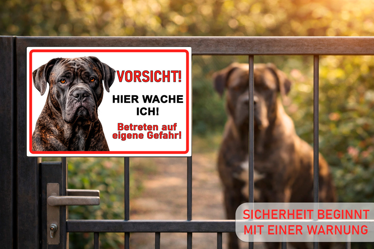 Hundeschild Cane Corso Sicherheit