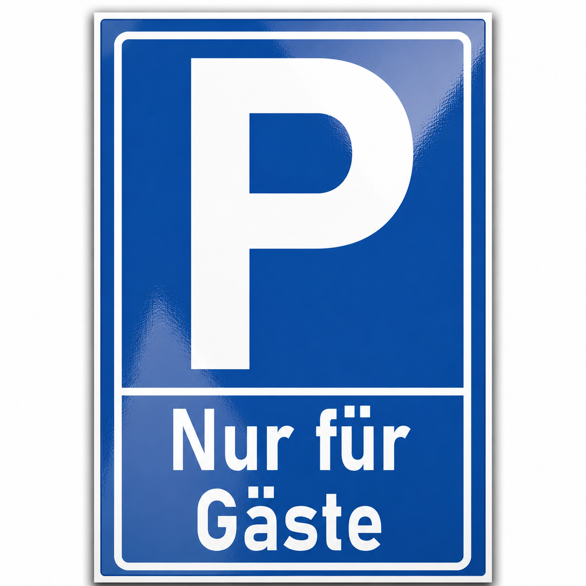 Parkplatzschild Personalisiert | Privatparkplatz Schild 30x20 cm mit Wunschtext oder Kennzeichen