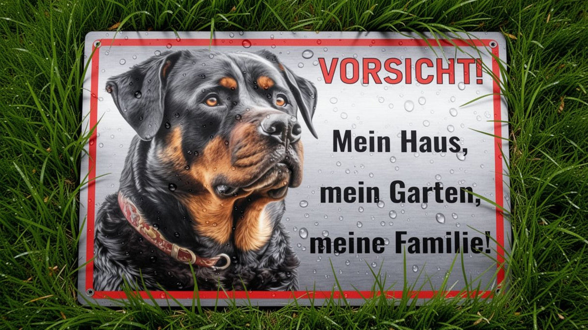 schild hund rottweiler