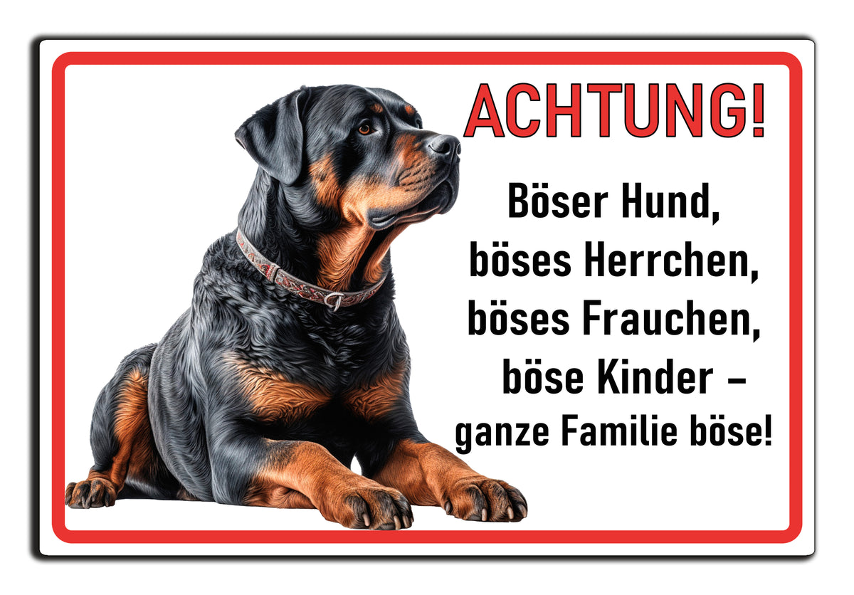 Hundeschild böser Hund